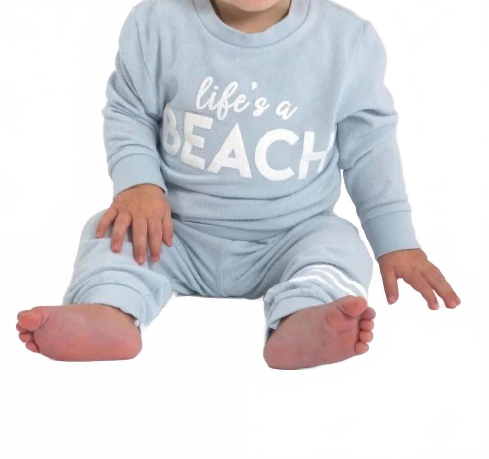 NEW SOL ANGELES kid's hacci jogger in blue